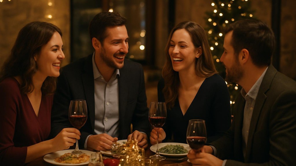 Capodanno per gruppi a Cesena: cenoni e serate per socializzare Gruppo di adulti in contesto sociale per Capodanno